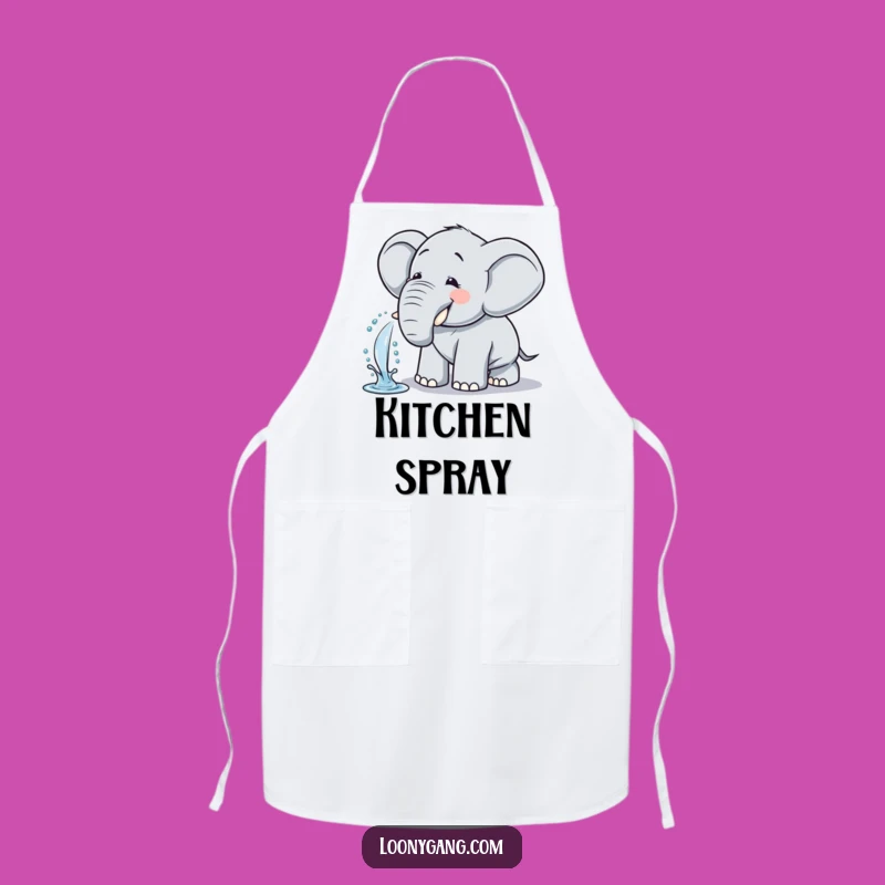 Funny Elephant Apron: Kitchen Fun with Giggling Spritz - Perfect Funny Gift