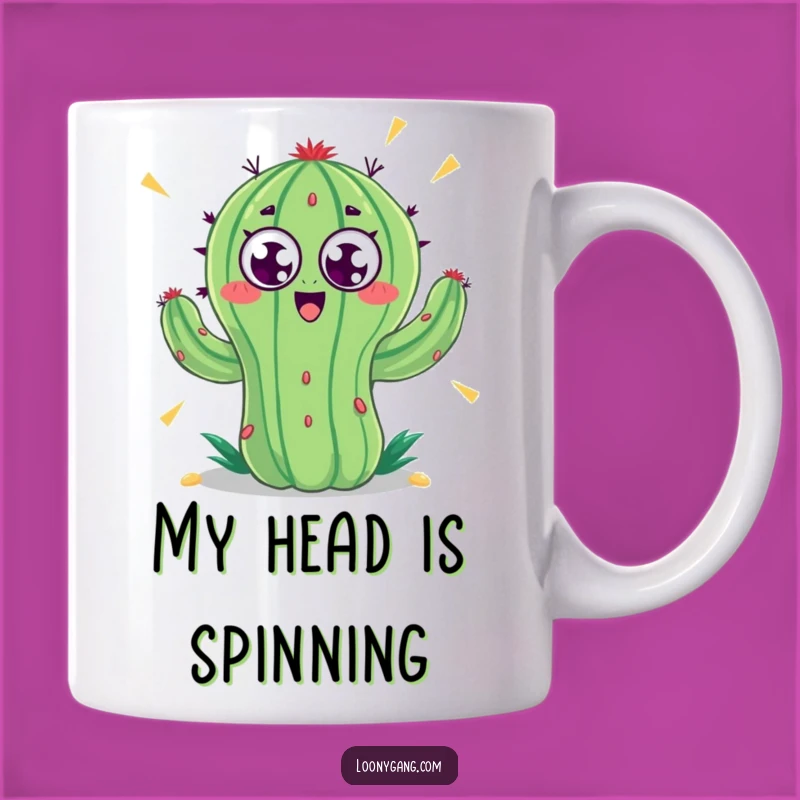 Funny Spinning Cactus Googly Eyes Mug: A Hilarious Gift for Plant Lovers