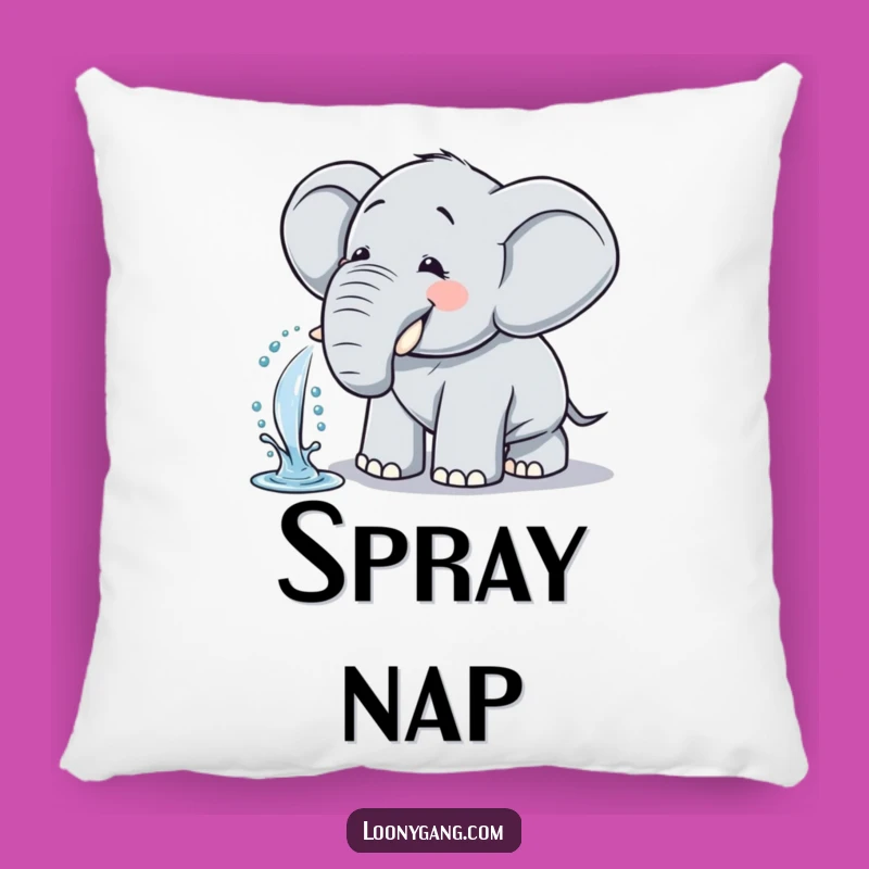 Funny Elephant Pillow: Cozy Giggling Cushion - Adorable Funny Gift