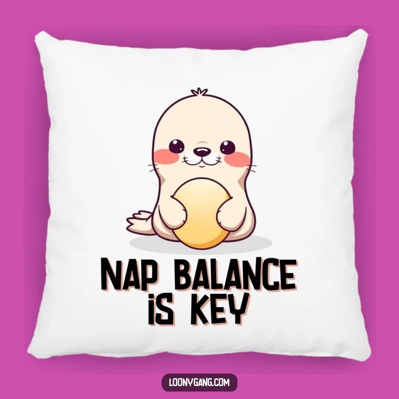 Funny Seal Wobble Pillow: Cozy Comfort with a Hilarious Balancing Act