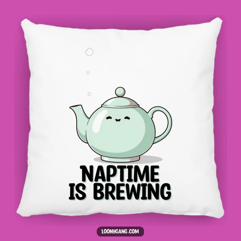Funny Eccentric Teapot Pillow: Cozy Whistling Steam Cushion - Adorable Gift