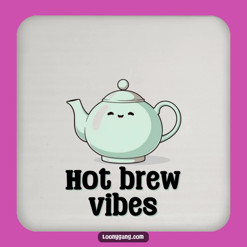 Funny Eccentric Teapot Coaster: Dramatic Whistling Art - Table Protection