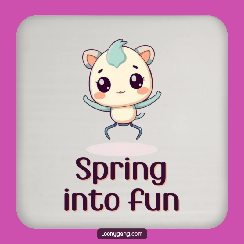 Funny Springy Creature Coasters: Protect Surfaces with Hilarious Bouncing Flair