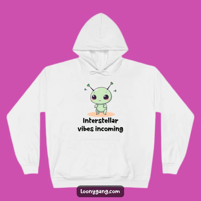 Funny Alien Antennae Hoodie: Cozy Sci-Fi Creature Sweatshirt, Awesome Funny Gift