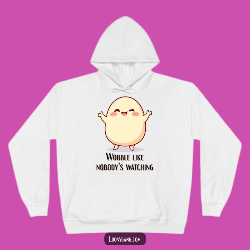 Funny Blob Jig Hoodie: Cozy Wobbling Character Sweatshirt, Ultimate Funny Gift