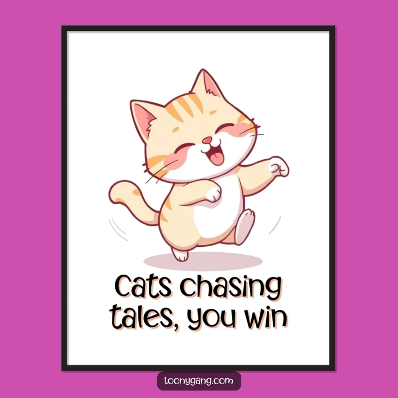 Free Printable Dizzy Cat Wall Art: Comical Downloadable Decor for Playful Spaces