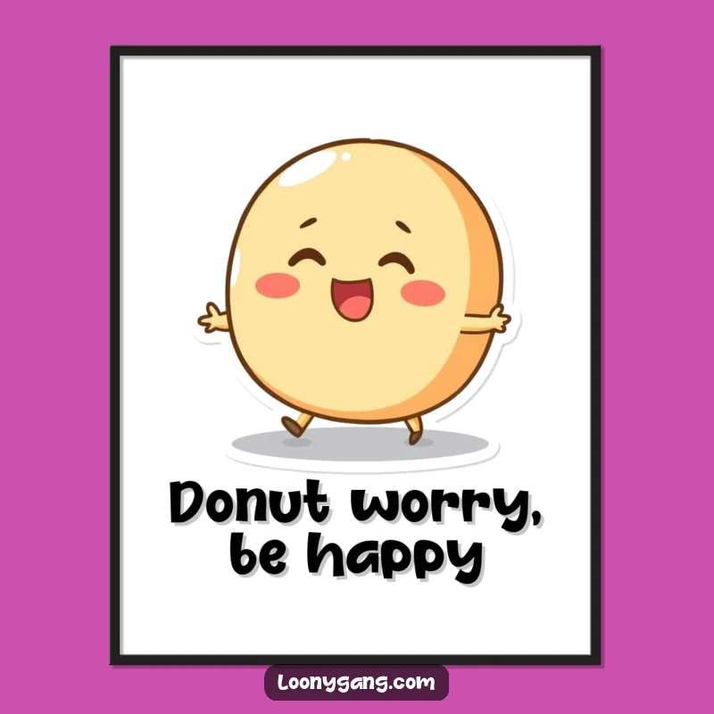 Funny Free Printable Wall Art: Bread Roll Skipping - Quirky DIY Decor!