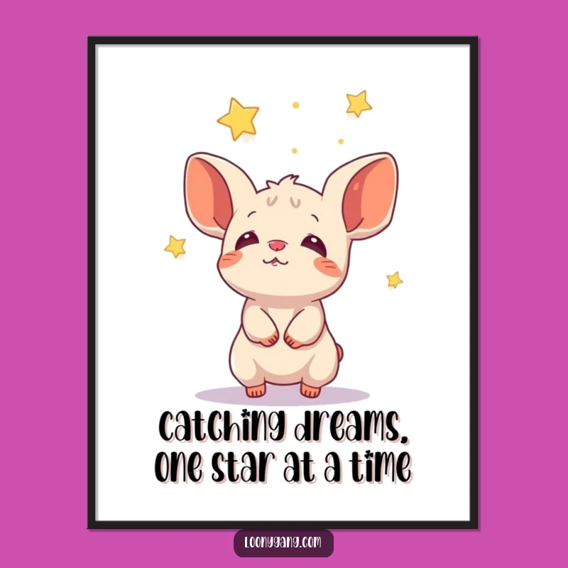 Free Printable Wall Art - Dreamy Star Catcher - Whimsical Downloadable Decor