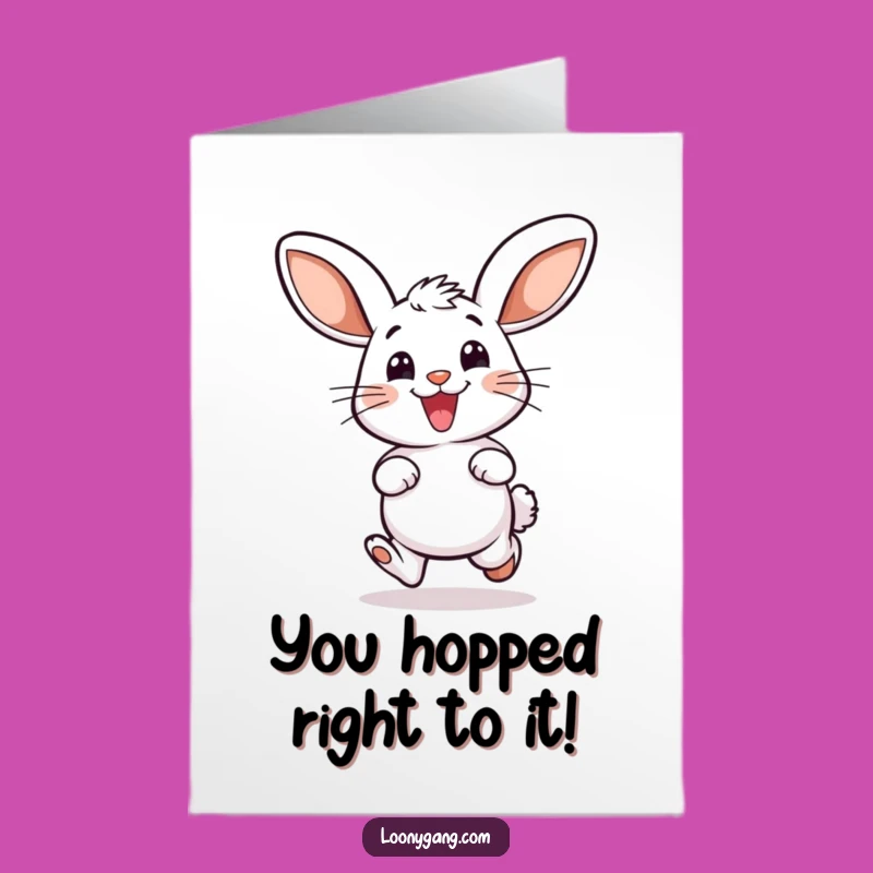 Free Printable Happy Bunny Congrats Card: Hilarious Downloadable Joy for Big News