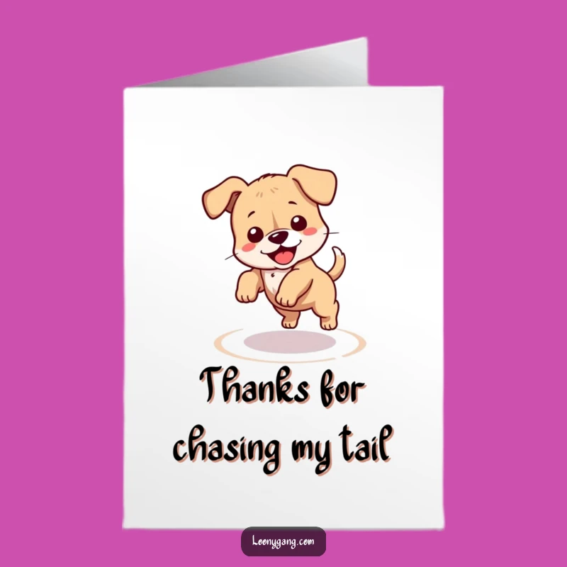Free Printable Puppy Thank You Card: So Grateful! Dizzy with Thanks. Downloadable