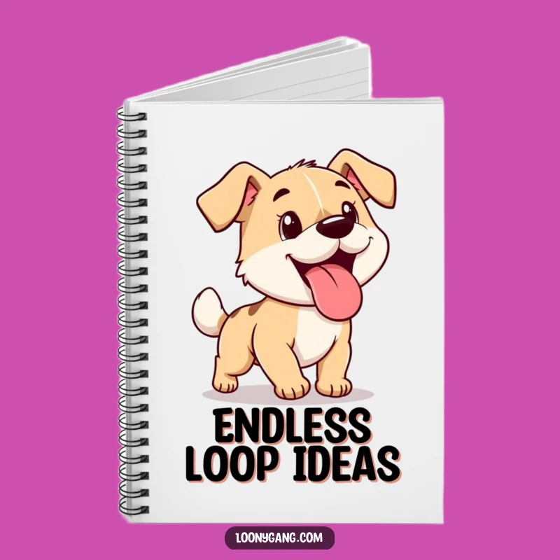 Funny Dog Chasing Tail Notebook: Hilarious Journal for Playful Thoughts