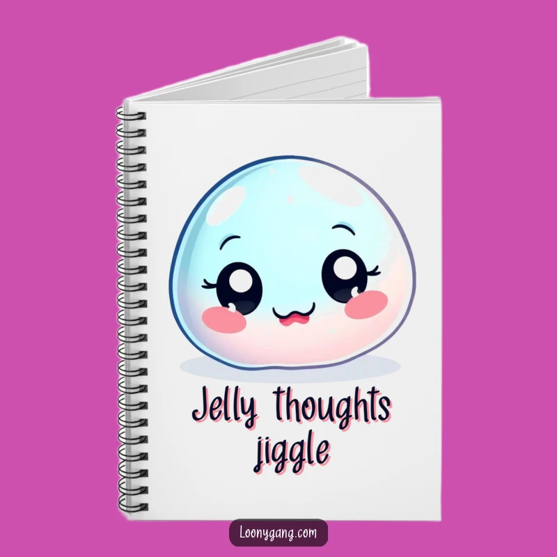 Funny Wobbly Jelly Blob Notebook: Jot Down Ideas with Hilarious Wobble and Big-Eyed Charm