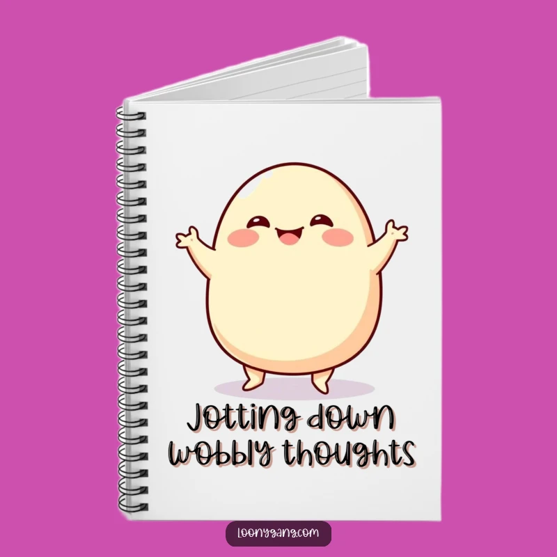 Funny Blob Jig Notebook: Handy Wobbling Character Journal, Creative Funny Gift