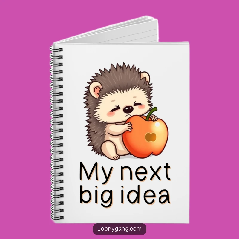Funny Hedgehog Notebook: Bewildered Cub For Notes And Funny Gift Ideas