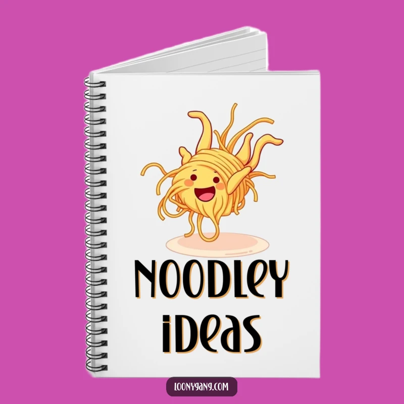 Funny Spaghetti Somersault Notebook: Handy Noodle Journal, Creative Funny Gift