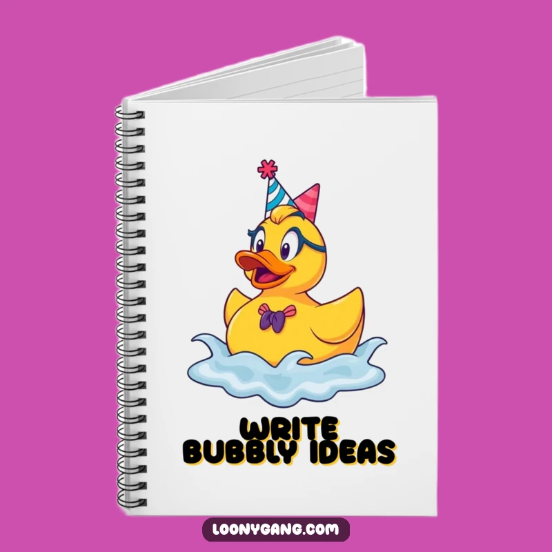 Funny Rubber Ducky Party Notebook: Jot Down Ideas with Festive Humor and Playful Pages