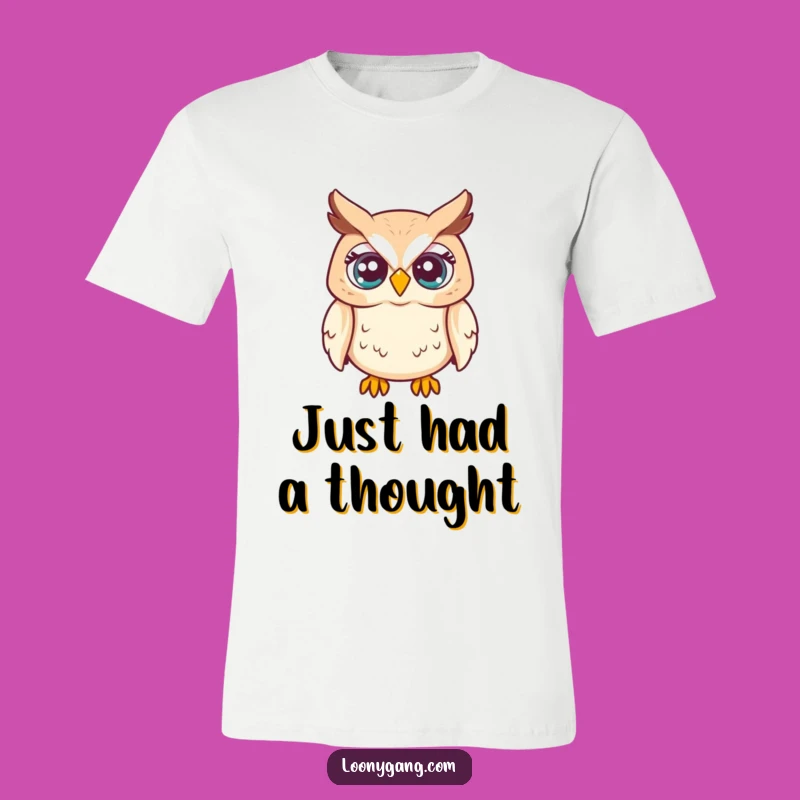 Funny Owl Eyes T-Shirt: Shocked Expression, Hilarious Funny Gift for Pranksters