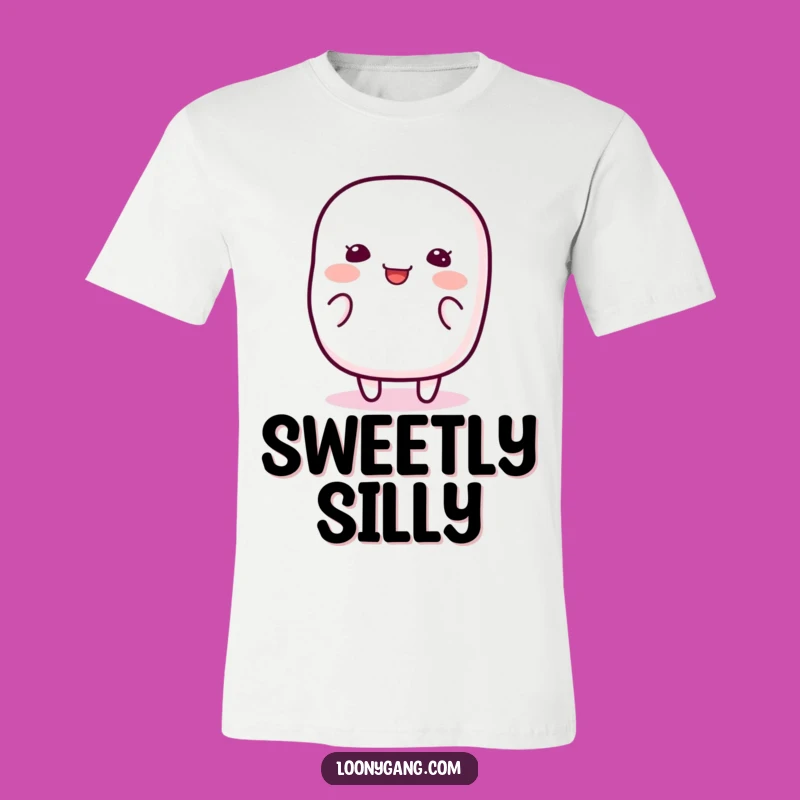 Funny Marshmallow Wiggle T-Shirt: Jiggly Character Tee, Great Funny Gift